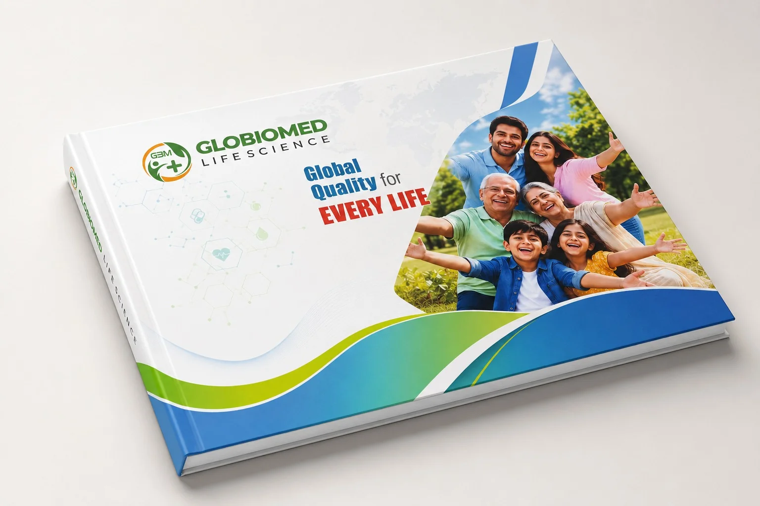 Globiomed Life Science — Pharma Visual Book — Pharmaceutical, Visual Book, Brand Literature