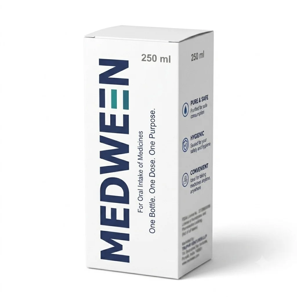 Medween — Pharma Bottle Box — Pharmaceutical, Box Design